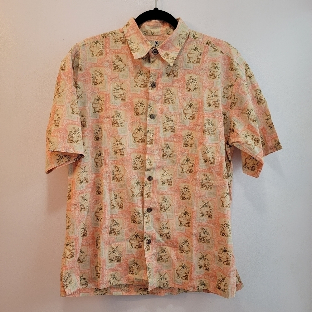Vintage Island Connection Hawaiian Shirt Size S - Picture 1 of 8